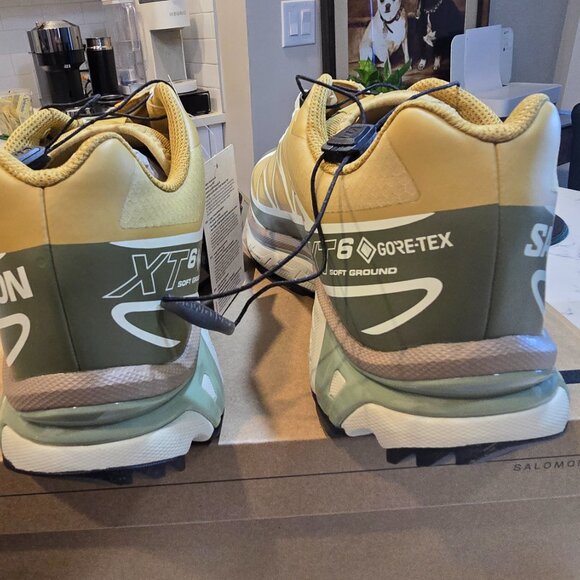 Salomon XT-6 GORE-TEX Antelope Icicle Portabella L47581000 Men's Size 13 NEW - Picture 8 of 15